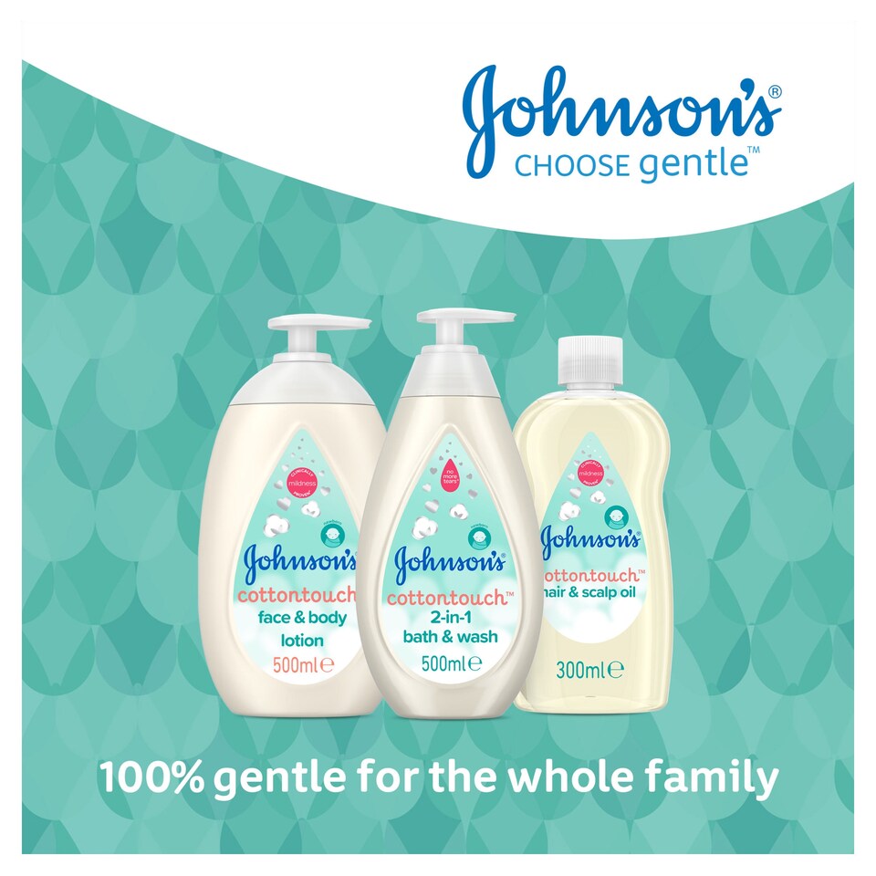 image 1 of Johnson's Baby Cotton Touch Bath Wash 2 In 1 500Ml