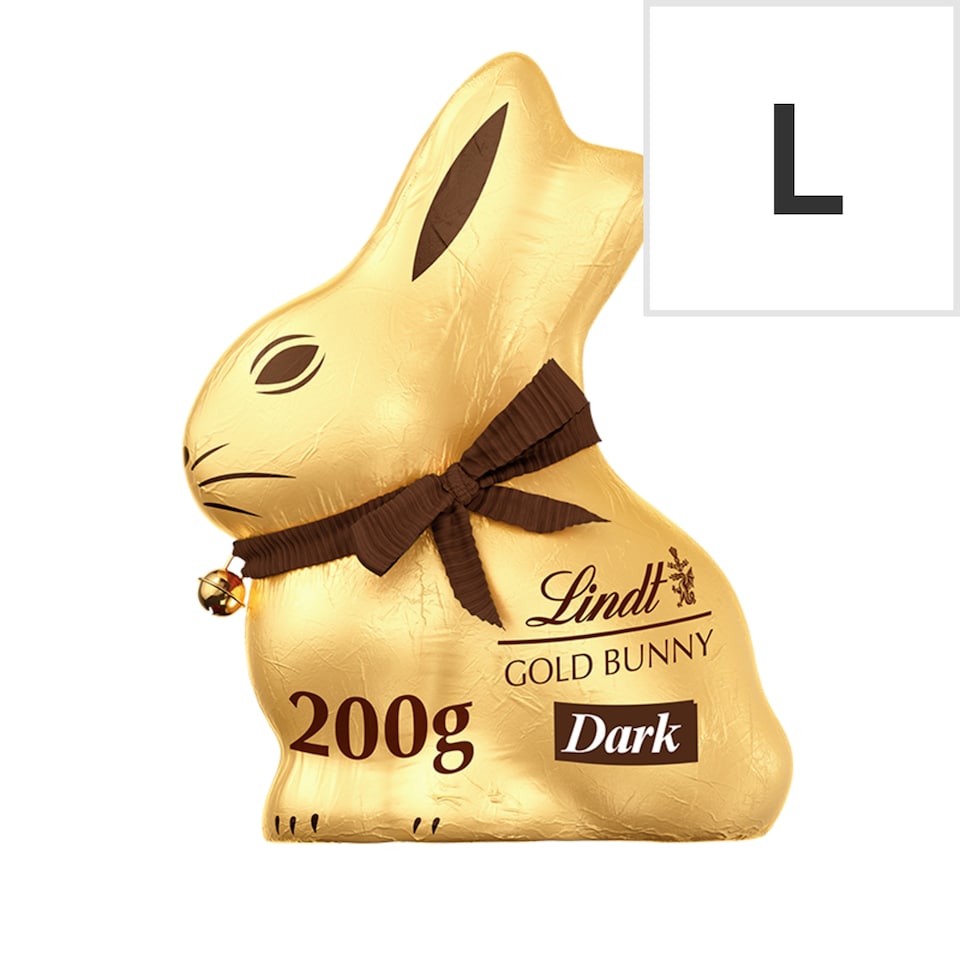 image 1 of Lindt Dark Chocolate Easter Bunny 200G