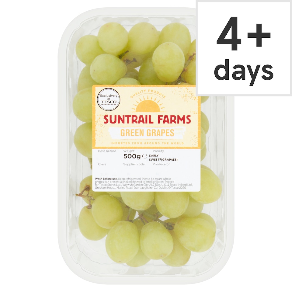 Suntrail Farms Green Grapes 500G