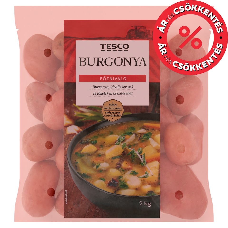 Tesco burgonya főznivaló 2 kg