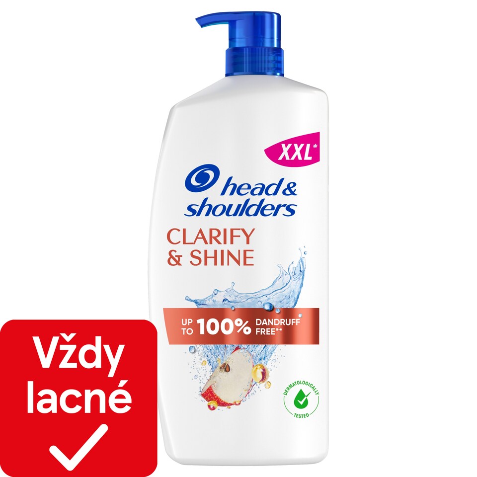 obrázok 1 z Head & Shoulders Clarify & Shine Šampón Proti Lupinám 800ml. Proti Lupinám, Mastnote a Svrbeniu