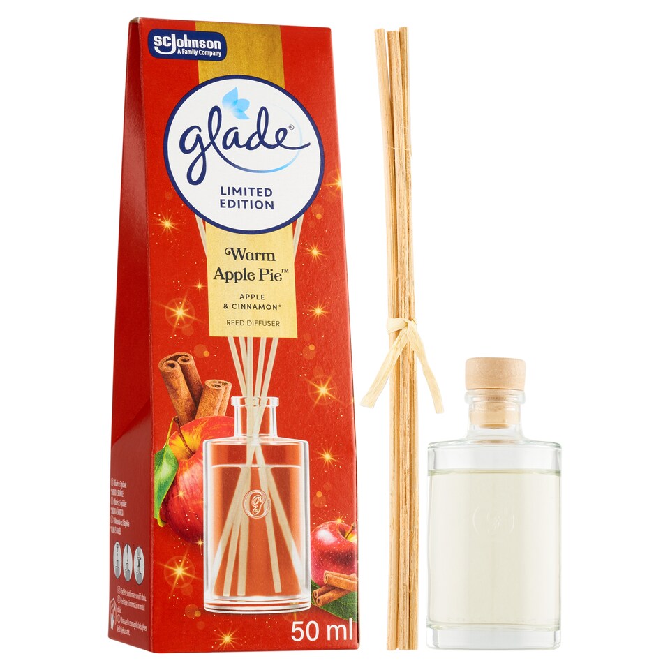 Obrázek 1 pro produkt Glade Warm Apple Pie osvěžovač vzduchu vonné tyčinky 50ml