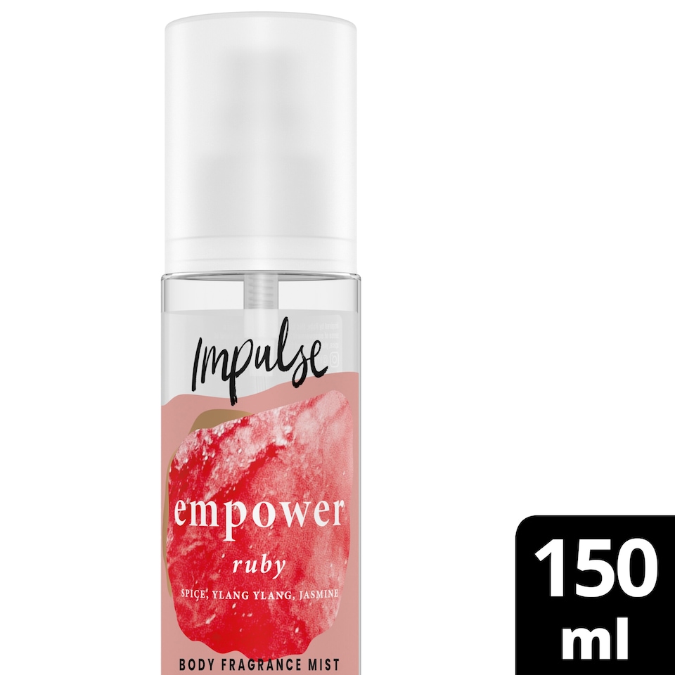 image 1 of Impulse Empower Ruby Body Fragrance Mist 150Ml