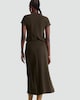 image 3 of F&F Centre Seam Co-ord Midi Skirt in Olive