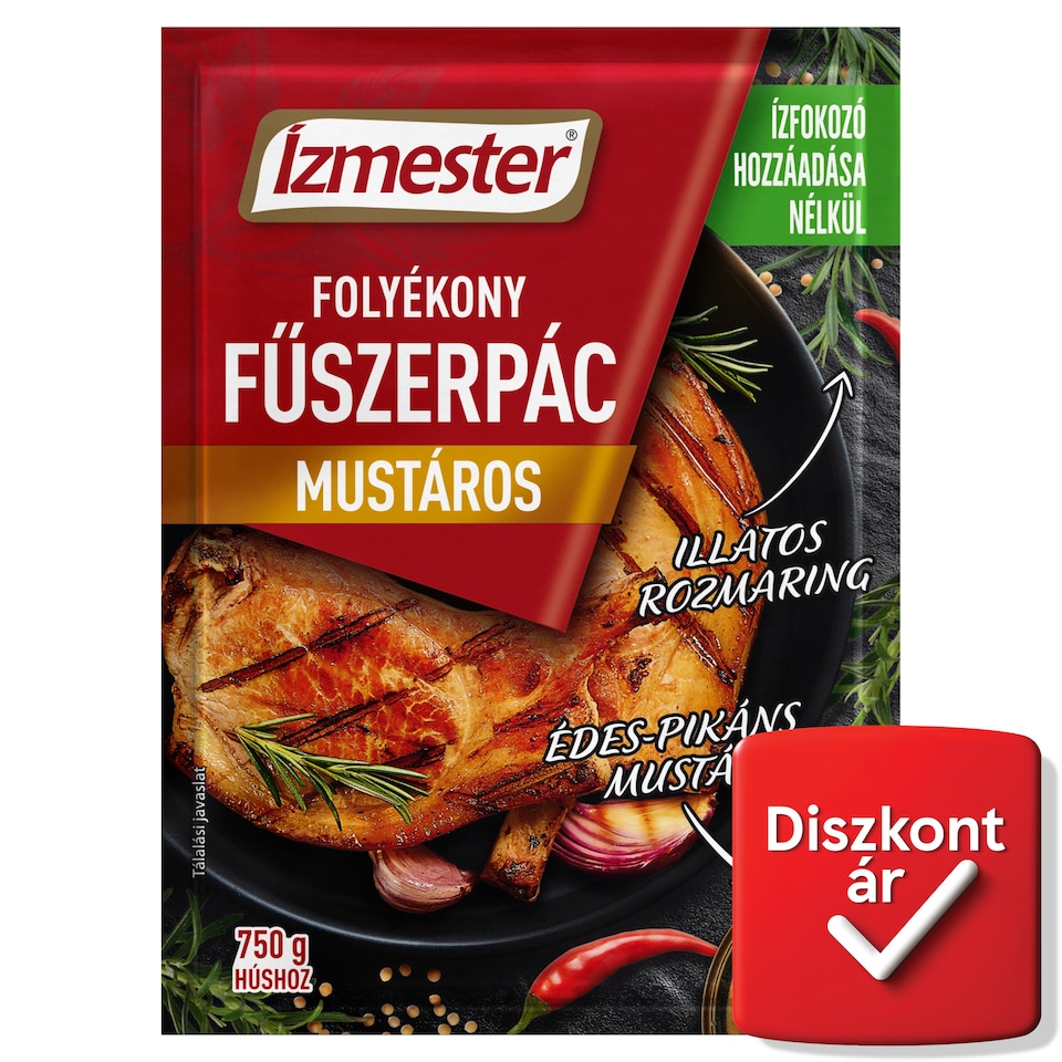 image 1 of Ízmester Mustard Liquid Spice Marinade 80 ml
