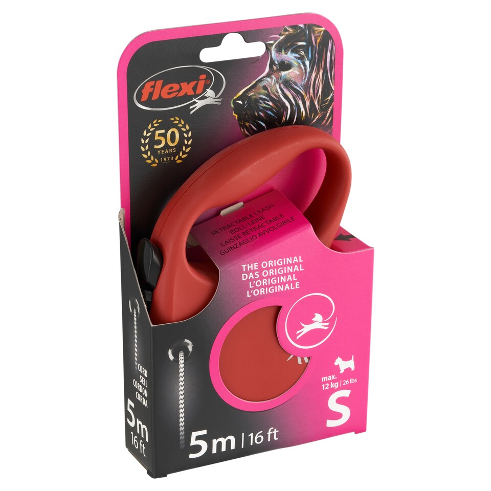 Flexi Retractable Cord Leash S 5 m
