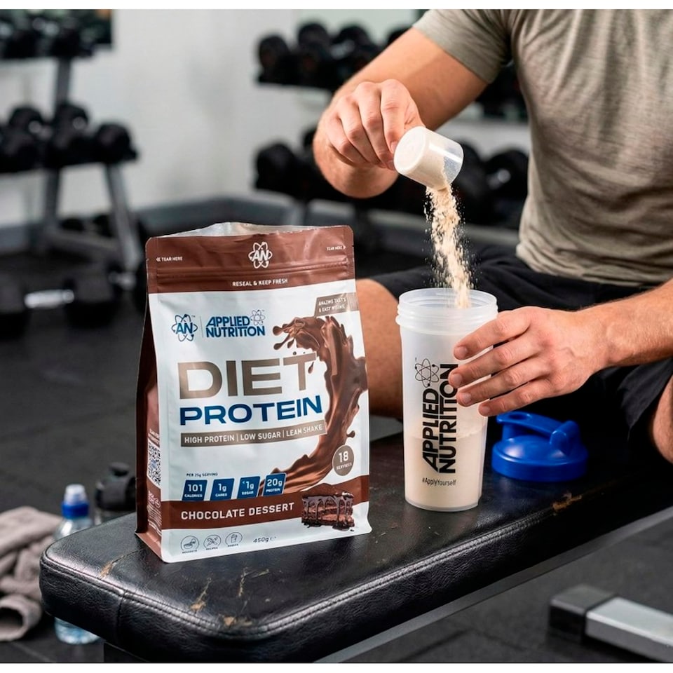 image 1 of Applied Nutrition Diet Protein Powder Chocolate Dessert 450g