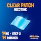 image 4 of NiQuitin Clear Patch Stop Smoking Aid Step 2 14mg Nicotine Patches 14s