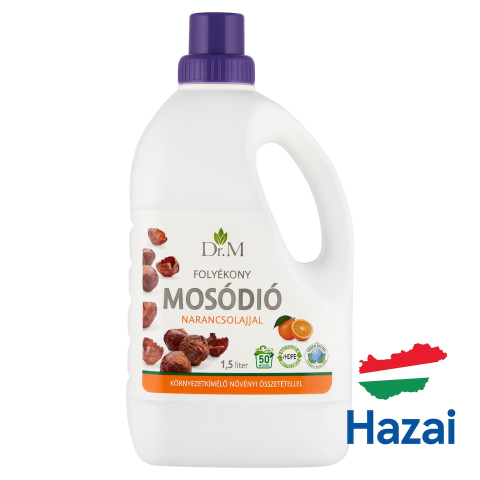 Dr. M folyékony mosódió narancsolajjal 1,5 l  1. kép