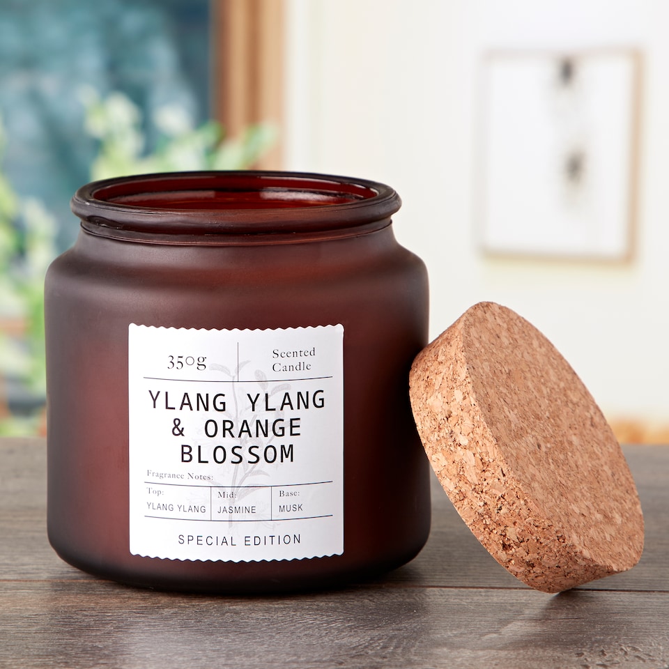 image 1 of Tesco Apothecary Large Scented Candle – Ylang Ylang and Orange Blossom
