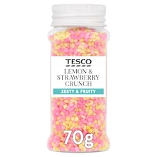 Tesco Lemon & Strawberry Crunch 70g