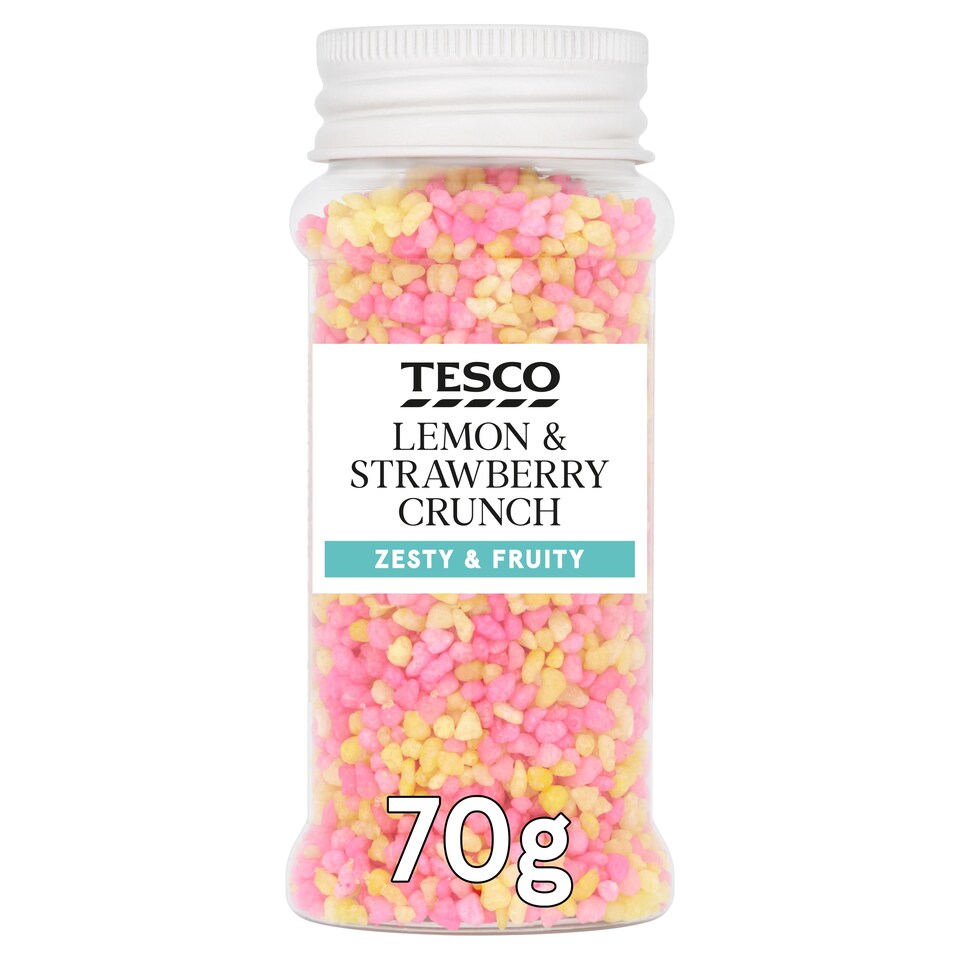 Tesco Lemon & Strawberry Crunch 70g