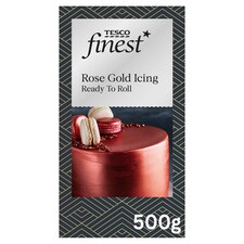 Tesco Finest Rose Gold Icing Ready To Roll 500G