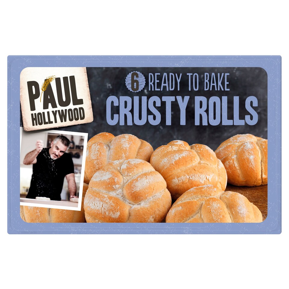 Paul Hollywood 6 Ready To Bake Crusty Rolls