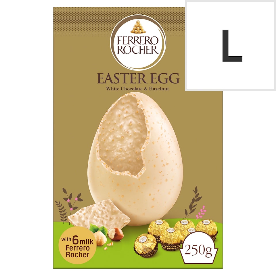 image 1 of Ferrero Rocher Golden E/Egg With White Chocolate 250G