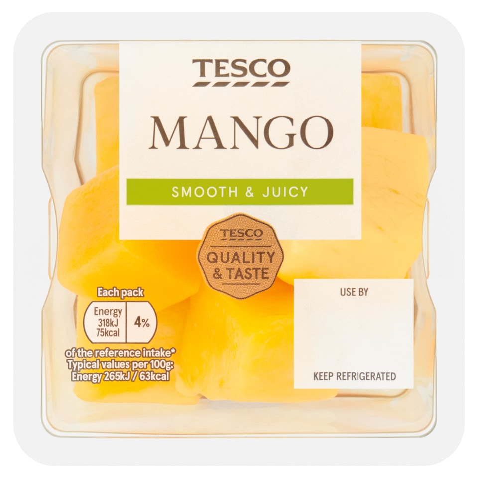 Tesco Mango Chunks 120G