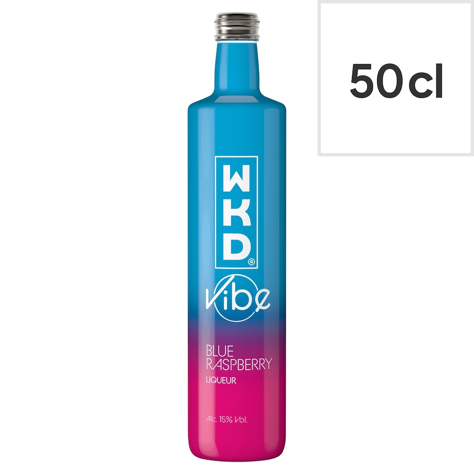 WKD Vibe Liqueur - Blue Raspberry 500ml