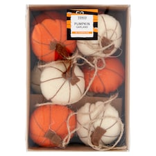 Tesco Pumpkin Garland 1.5 m 10 pcs