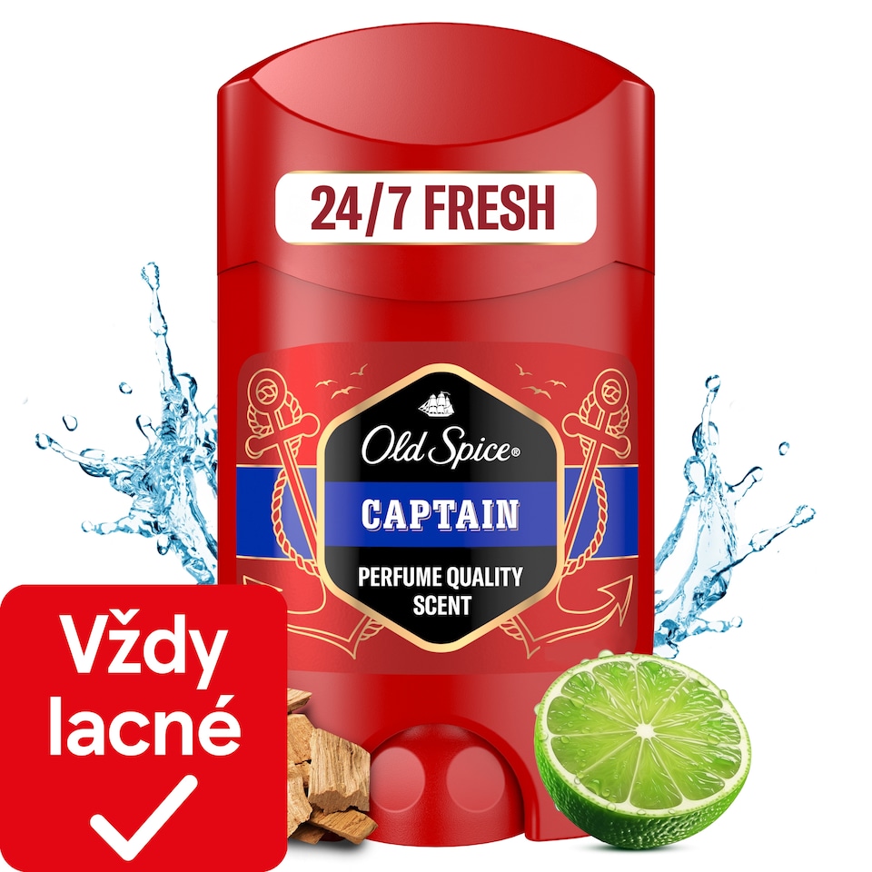 obrázok 1 z Old Spice Captain Tuhý Dezodorant Pre Mužov 50ml
