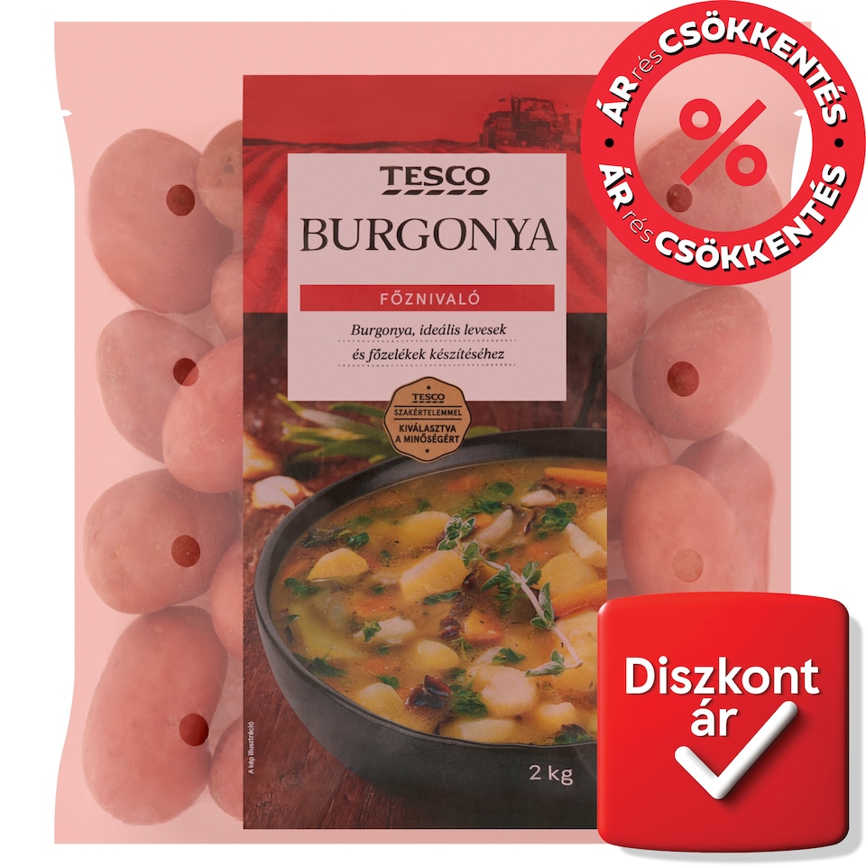 Tesco burgonya főznivaló 2 kg
