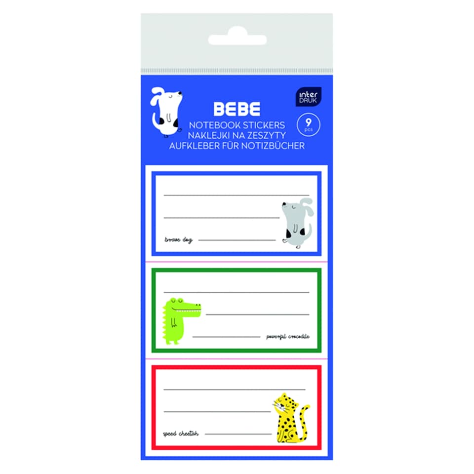 Bebe Kids Stickers for Notebooks 9 pcs