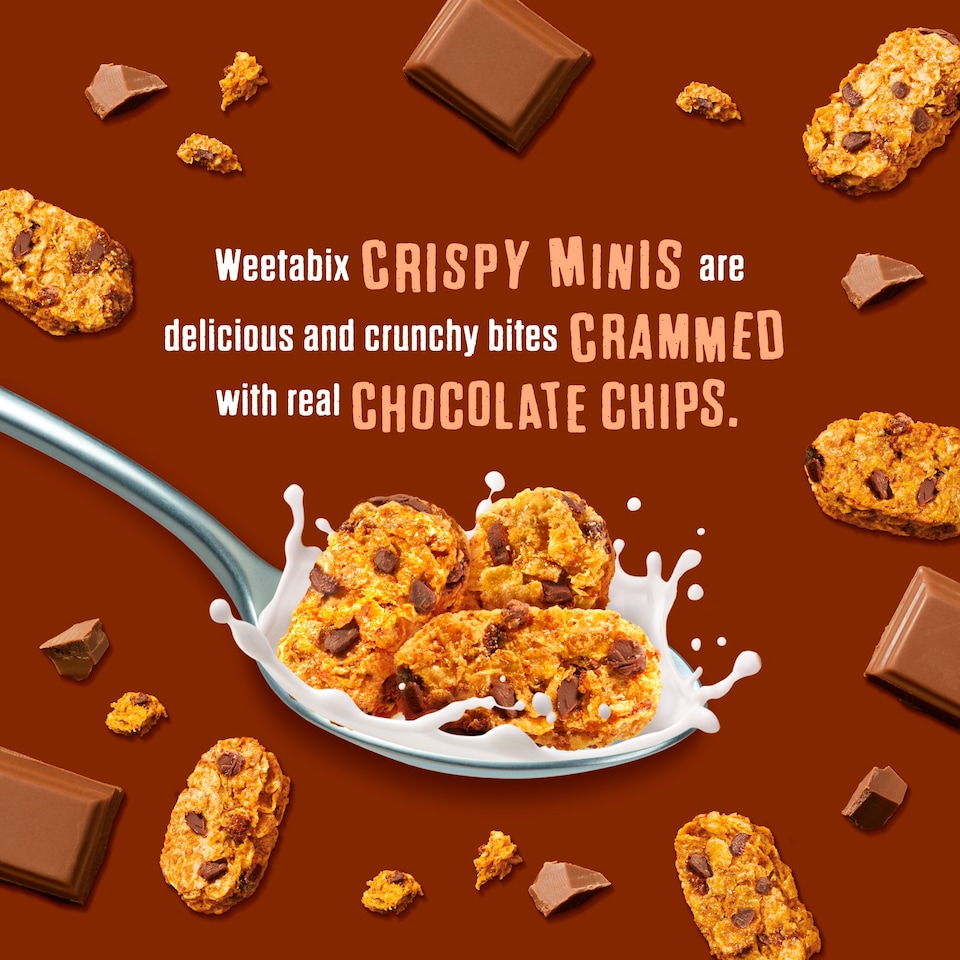 image 1 of Weetabix Crispy Minis Cereal - Chocolate Chip 500g