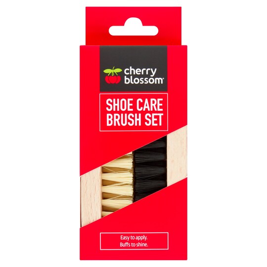 Cherry Blossom Shoe Care Brush Set Tesco Groceries