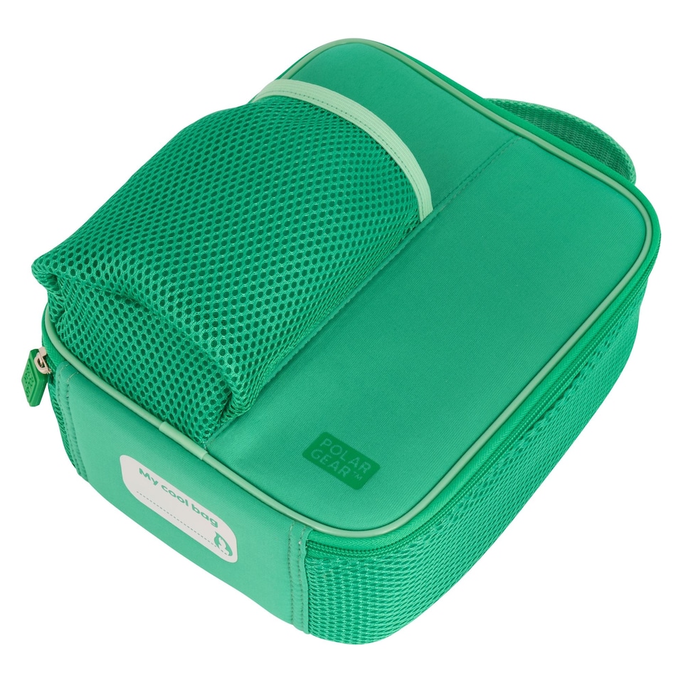 image 1 of Polar Gear Plain Green Lunch Bag with Bottle Holder
