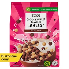 Tesco Cocoa & Vanilla Flavour Balls 450 g