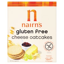 Nairns Gluten Free Cheese Oat Cakes 135G