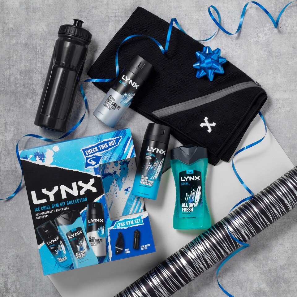 image 1 of Lynx Ice Chill Gym Collection gift Set