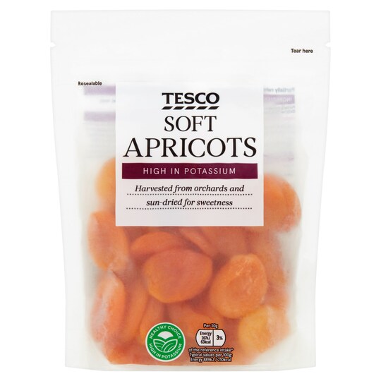 Tesco Soft Apricots 250G Tesco Groceries