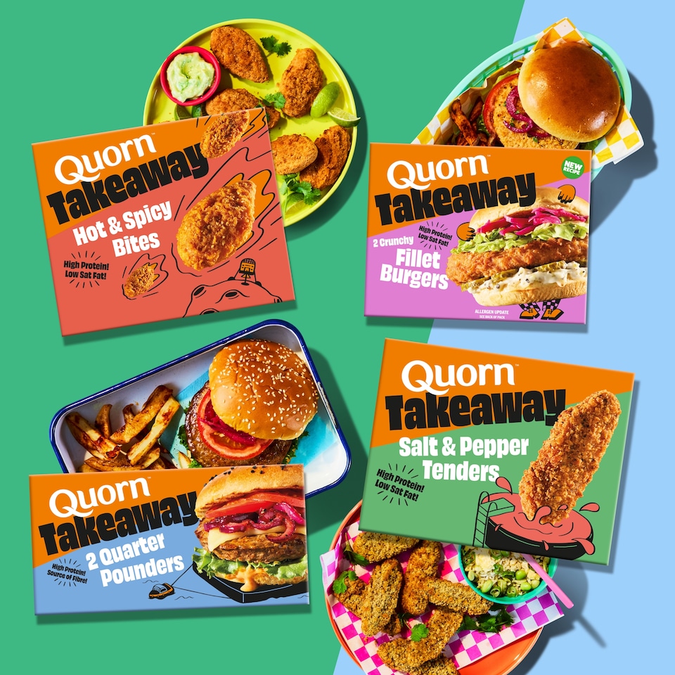 image 1 of Quorn Takeaway Quarter Pounder Burgers 227g