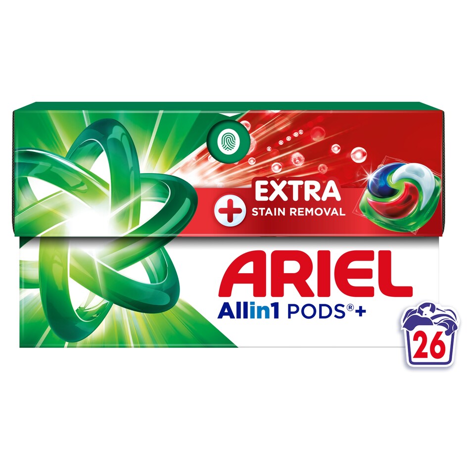 Obrázek 1 pro produkt Ariel Allin1 PODS +, Kapsle Na Praní S Tekutým Prostředkem, 26 Praní