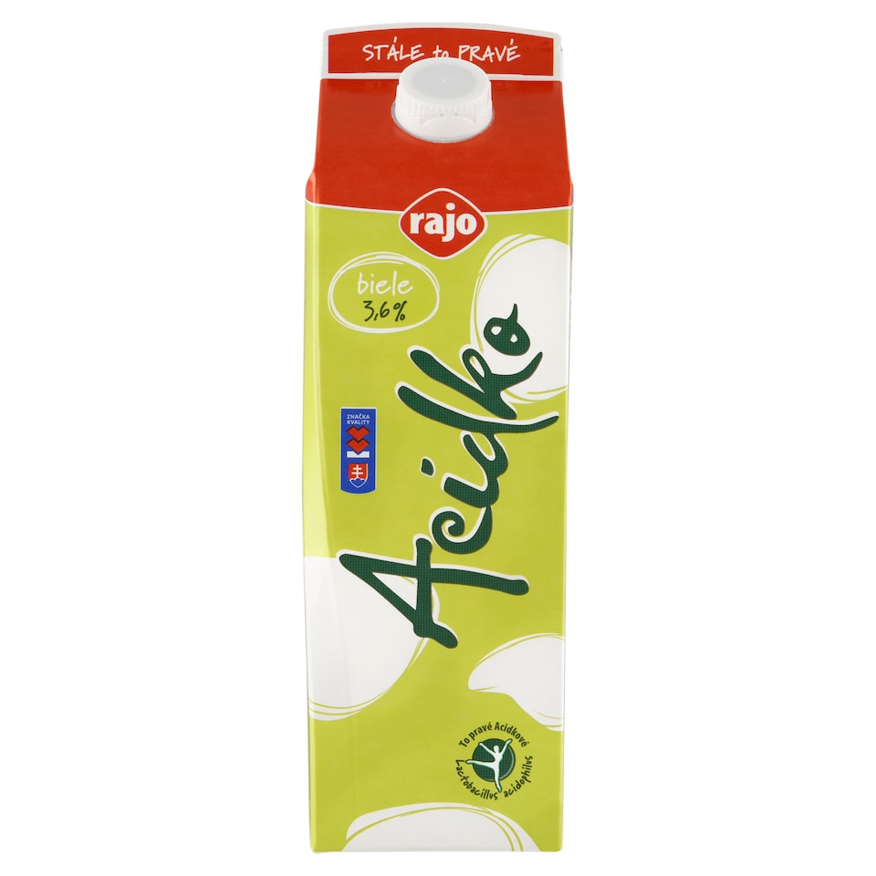 obrázok 1 z Rajo Acidko Biele 3,6% 950 g