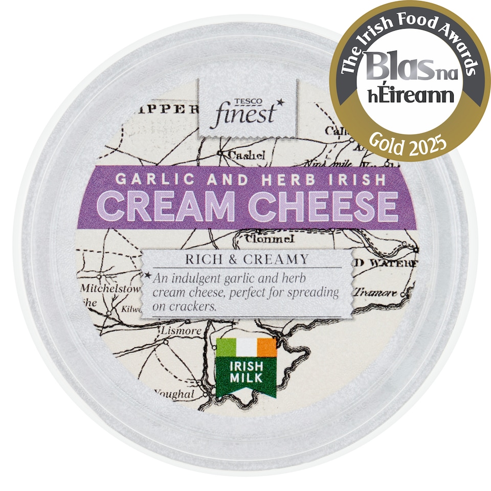 Tesco Finest Herb and Garlic Cream Cheese 180g