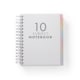 image 1 of Paperchase Rainbow A5 10 Subject Notebook