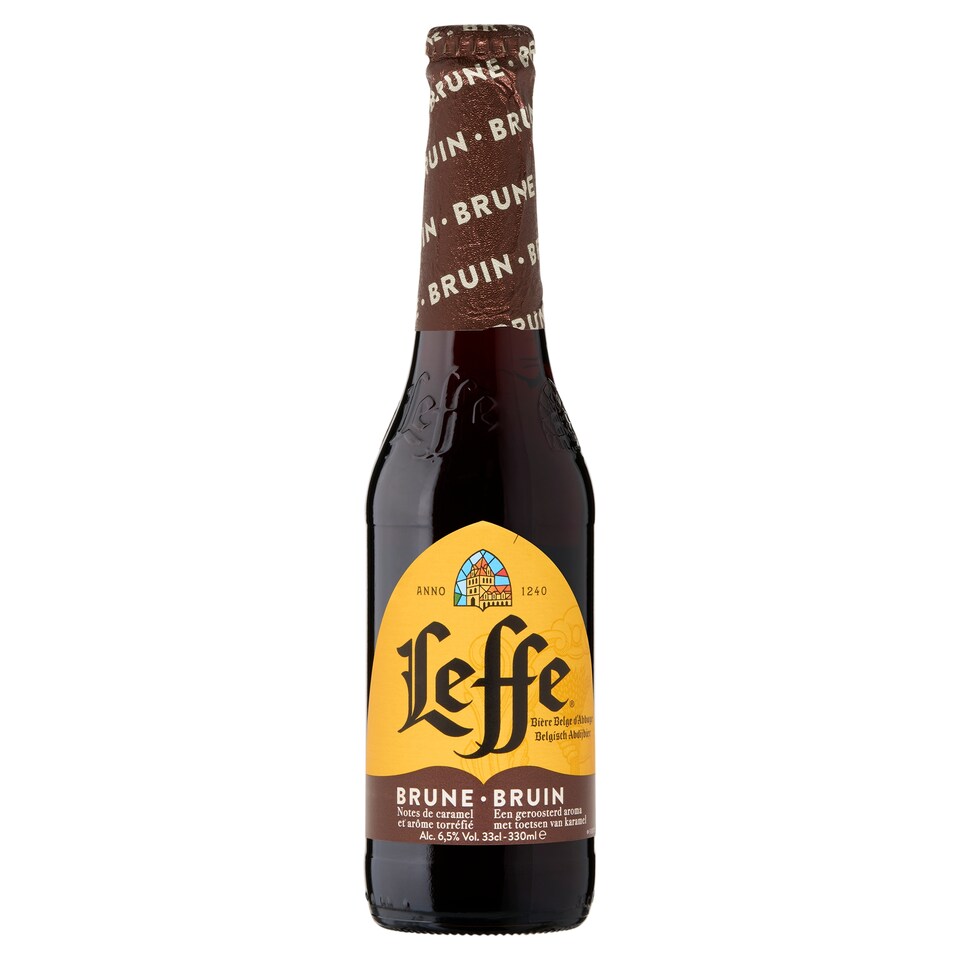 Leffe Brune eredeti belga apátsági barna sörkülönlegesség 6,5% 0,33 l  1. kép