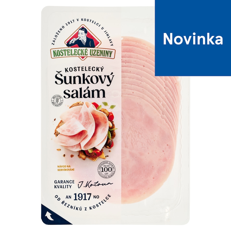 obrázok 1 z Kostelecké Uzeniny Kostelecká šunková saláma 0,100 kg