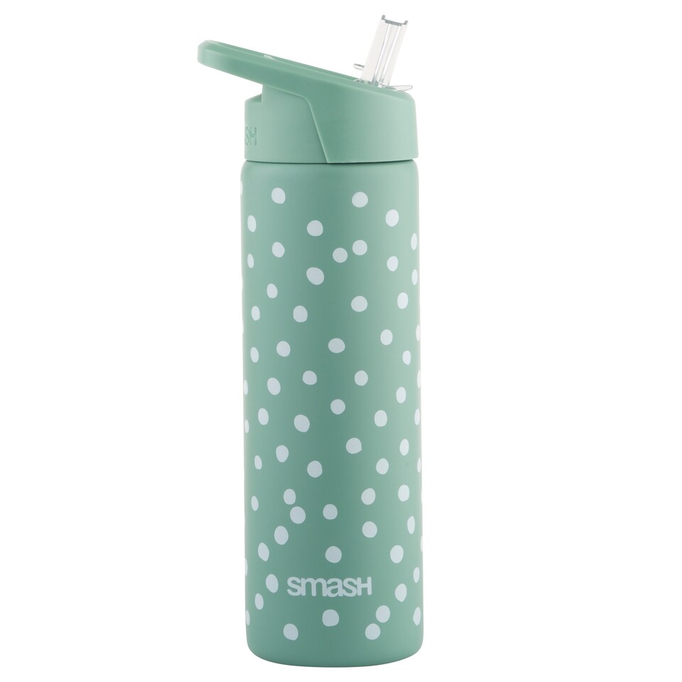 image 1 of Smash Stainless Steel Fashion Sipper Bottle P/Dot 750Ml