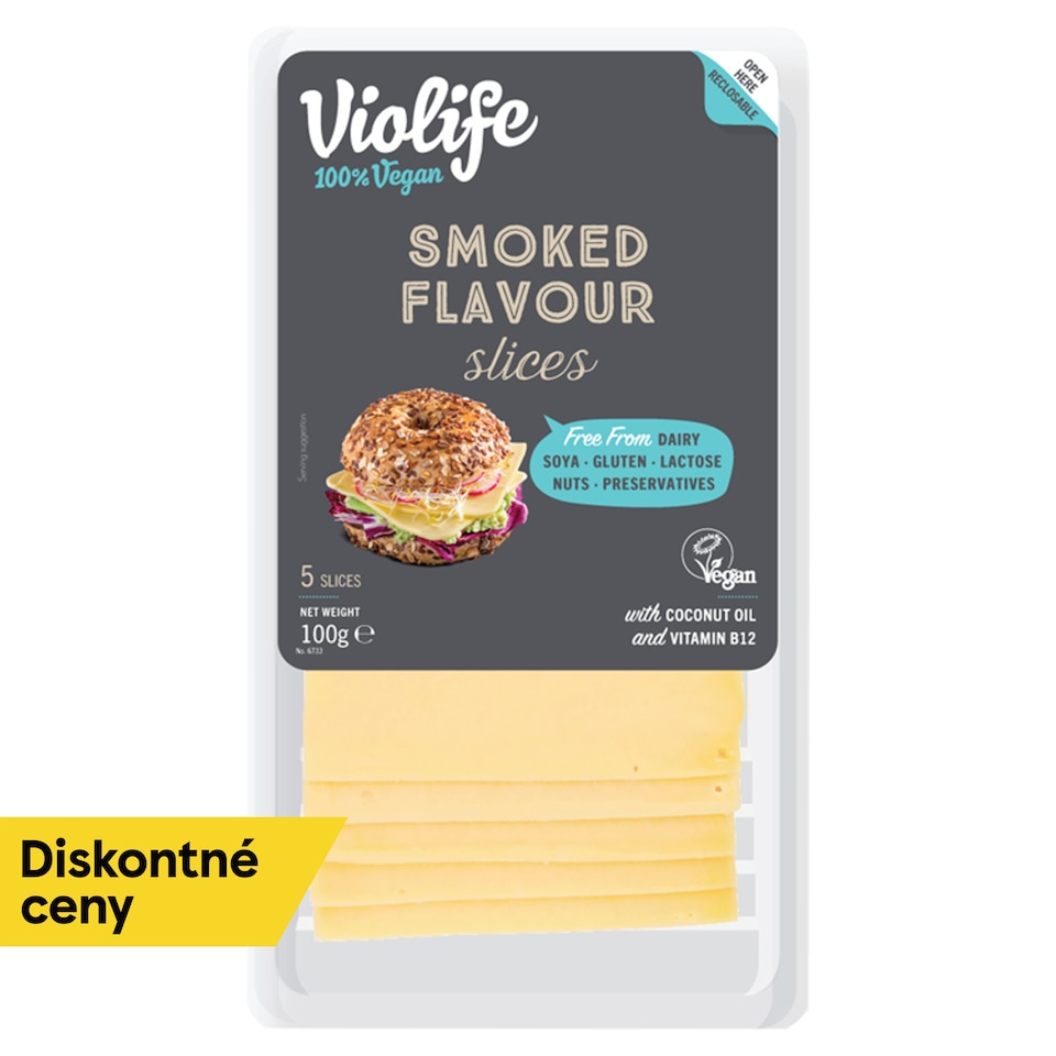 Violife Smoked Flavour Slices 100 g