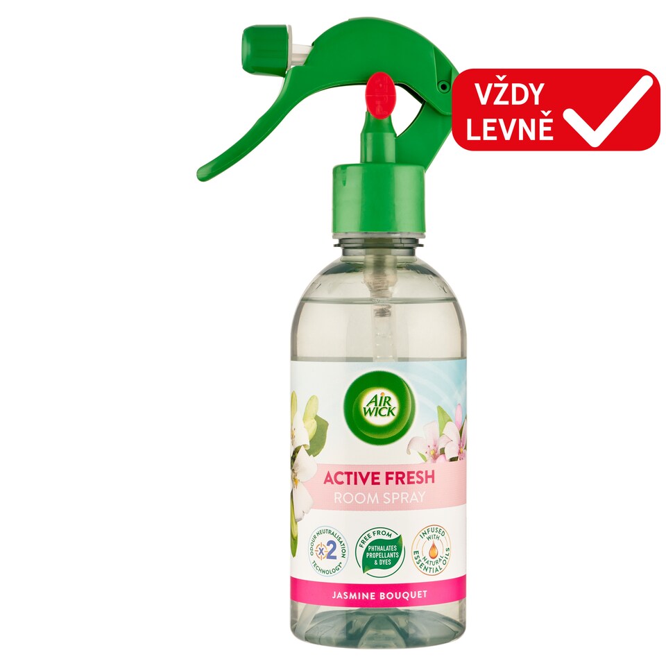 image 1 of Air Wick Active Fresh Room Spray Jasmine Bouquet 237ml