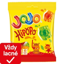JOJO Hrošíky želé cukríky s ovocnými príchuťami s náplňou 80 g