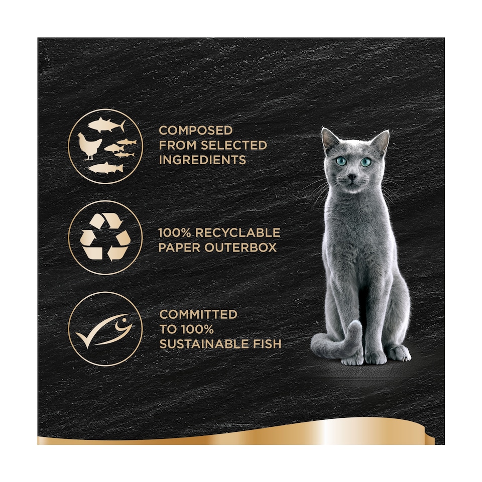 image 1 of Sheba Classics Cat Food Soup Pouches Tuna Fillet 4x40g