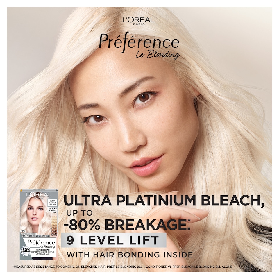 image 1 of L'Oreal Paris Preference 8L Extreme Platinum Permanent Hair Dye