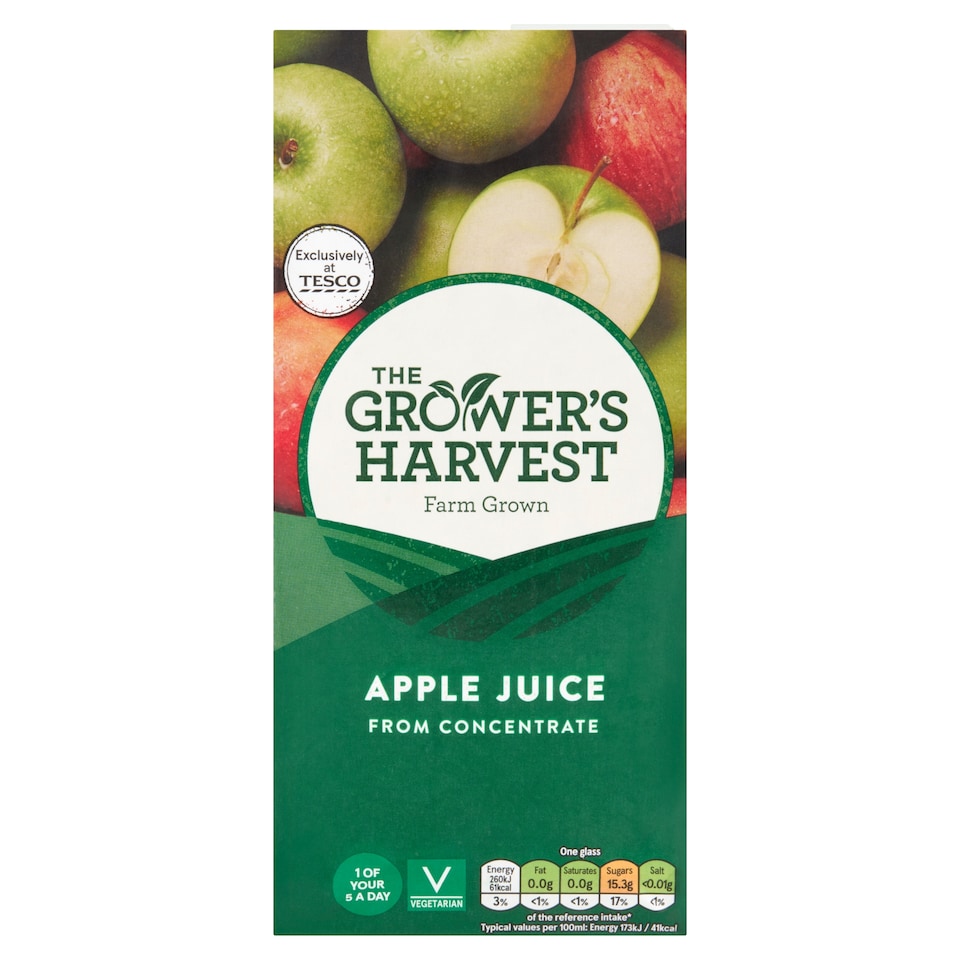 Growers Harvest Apple Juice 1 Litre