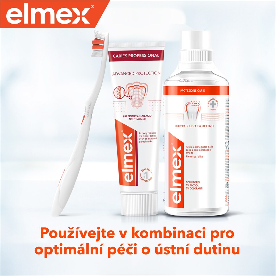Obrázek 1 pro produkt elmex® Interdental Expert Precision zubní kartáček 1ks