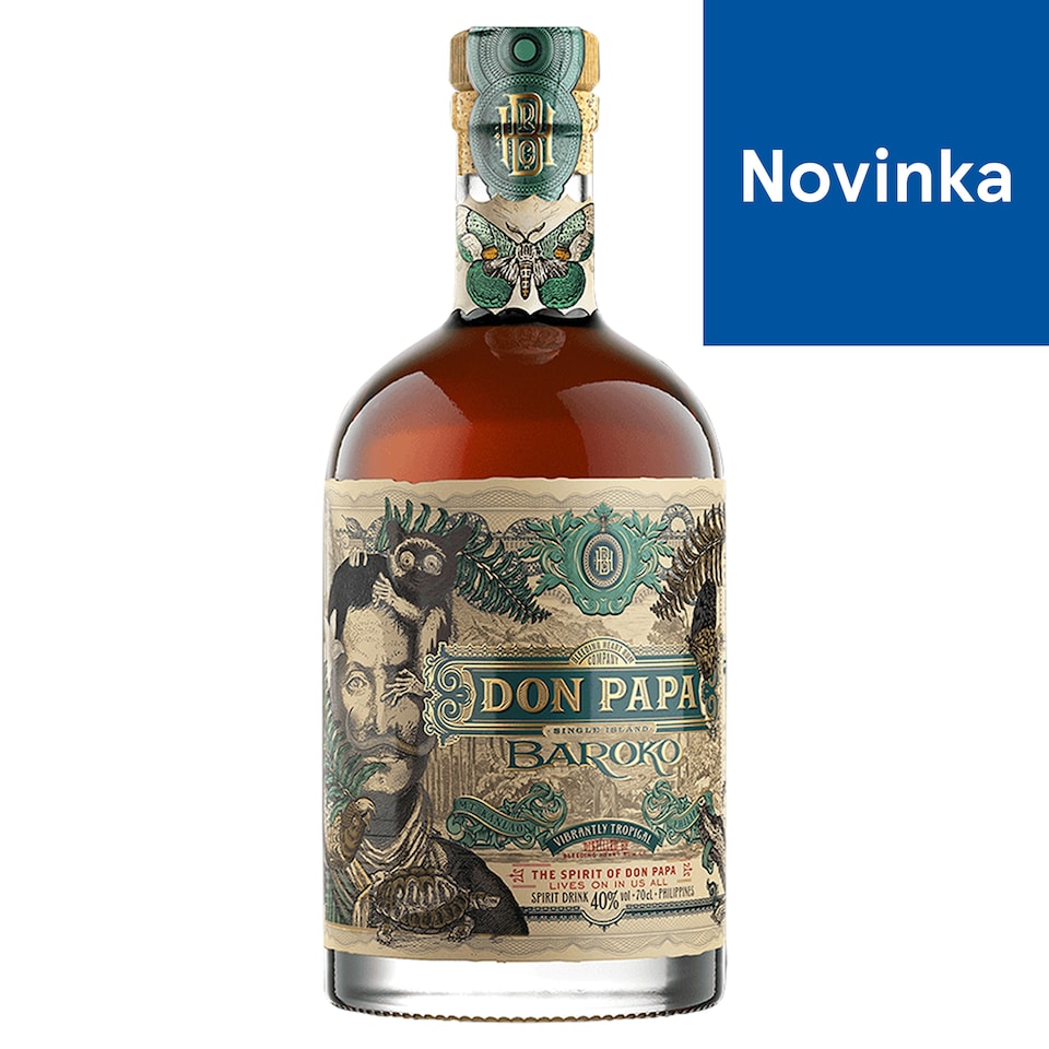 Don Papa Baroko liehovina 40% 700 ml