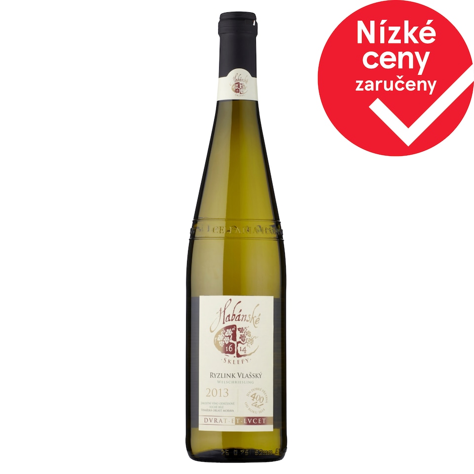 Habánské Sklepy Welschriesling Dry White Wine 0.75L