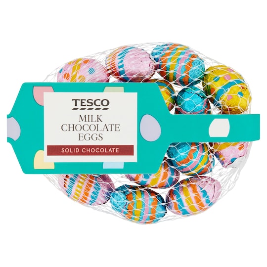 Tesco Milk Chocolate Eggs 85G Tesco Groceries